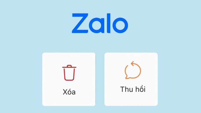 Cách thu hồi khác gì cách xóa tin nhắn Zalo?