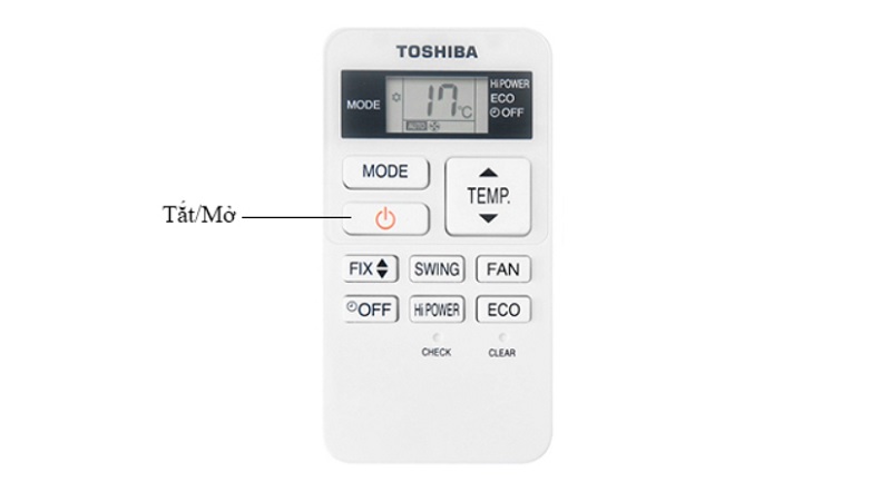 Hướng dẫn sử dụng điều khiển điều hòa Toshiba chi tiết nhất