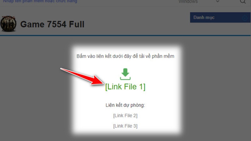 Các bước tải game 7554 đơn giản