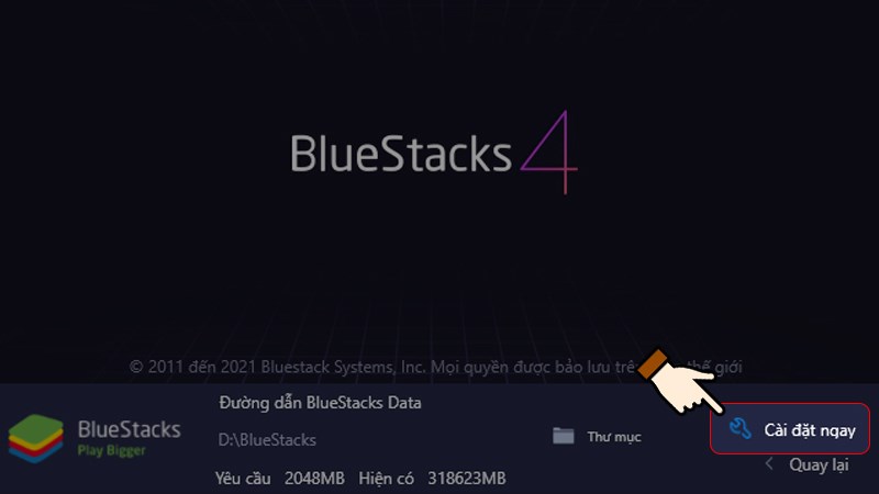 Hướng dẫn tải giả lập BlueStacks