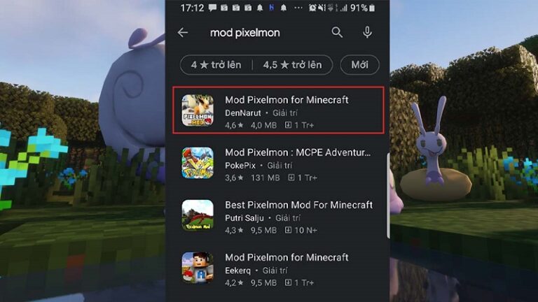 Cách tải Pixelmon mới nhất dành cho PC và Mobile