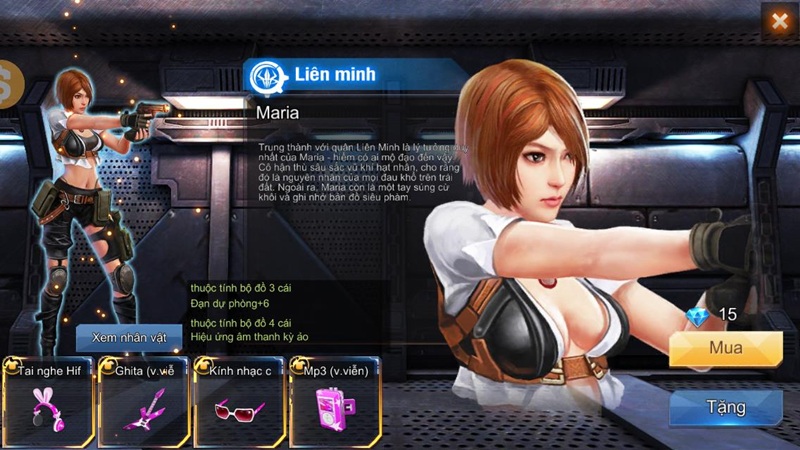 Hệ thống nhân vật được thiết kế độc đáo