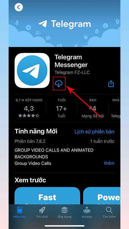Cách tải Telegram cho iPhone