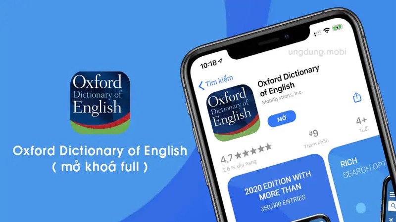 Oxford Dictionary of English: Tải từ điển Anh Việt toàn diện và đáng tin cậy