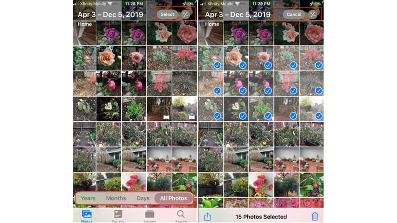 Cách xóa một bức ảnh khỏi iPhone của bạn