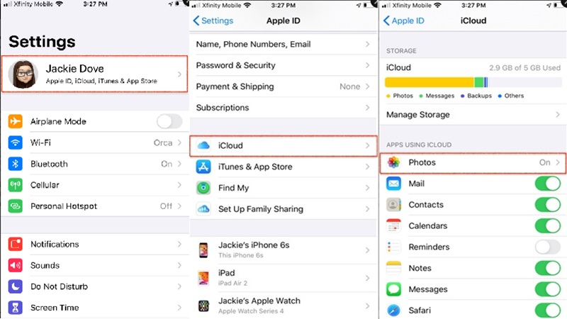 Cách hủy đồng bộ ảnh iCloud trên iPhone