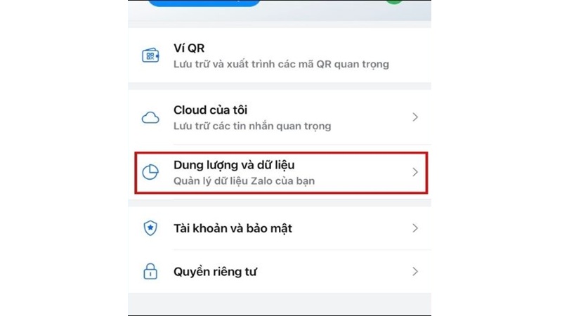 Xóa bộ nhớ đệm (Cache) trên Zalo