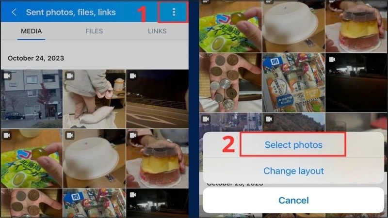 Dọn dẹp dữ liệu ảnh và video trên Zalo
