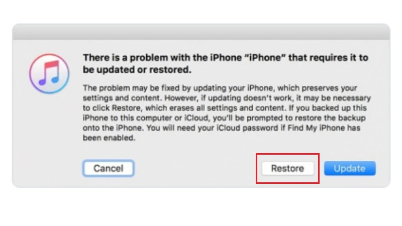 Xóa iPhone từ xa khi chưa đồng bộ iPhone với iTunes