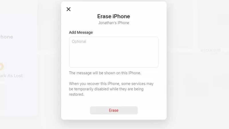 Tắt tính năng Find My iPhone trên máy tính