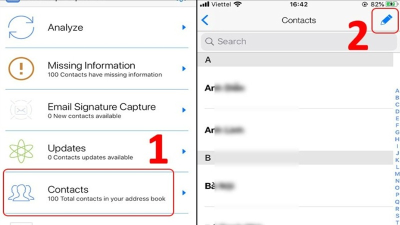 Xóa danh bạ iPhone bằng Cleanup Duplicate Contacts