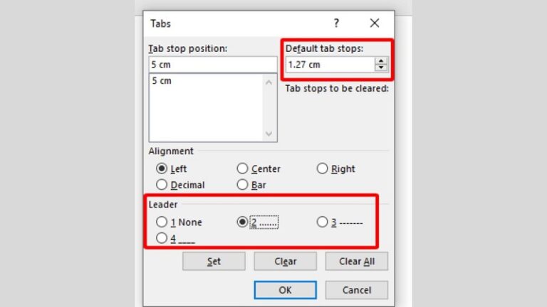 Cách đặt tab trong Word 2007, 2010, 2013,... cực dễ dàng