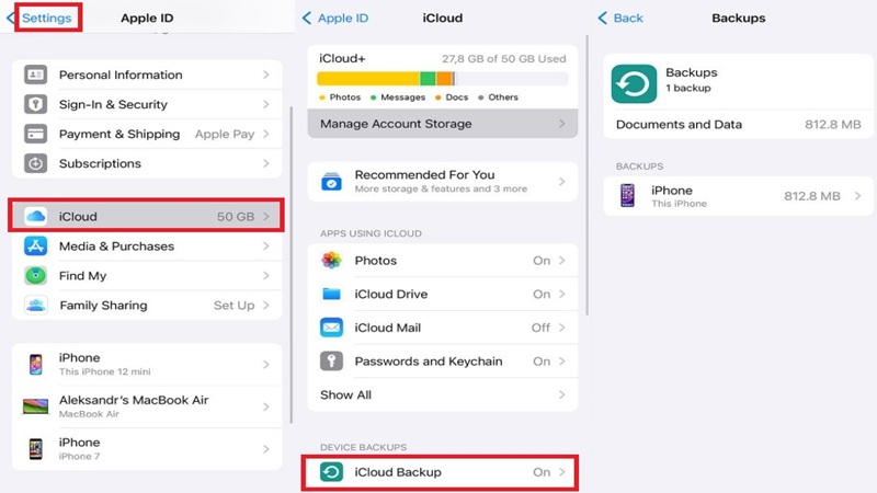 Cách khôi phục tin nhắn iMessage đã xóa từ bản sao lưu iCloud