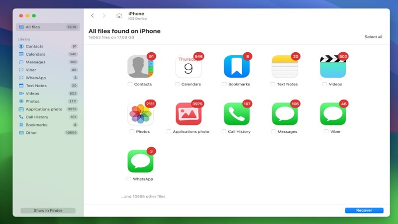 Cách khôi phục tin nhắn iMessage đã xóa bằng phần mềm Disk Drill