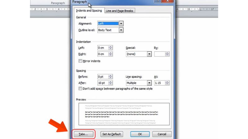 cach-tao-dong-cham-trong-word-10