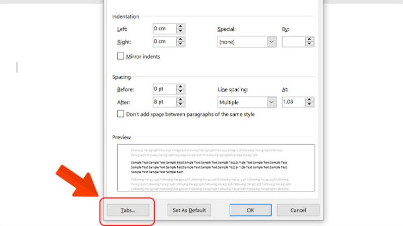 cach-tao-dong-cham-trong-word-6