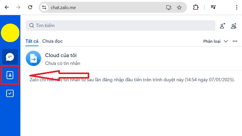Cách xóa bạn Zalo nhanh trên Zalo Web