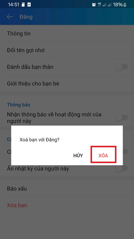 Cách xóa bạn Zalo nhanh trên điện thoại