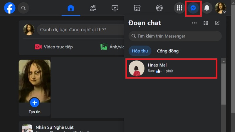 Đặt biệt danh trong Messenger