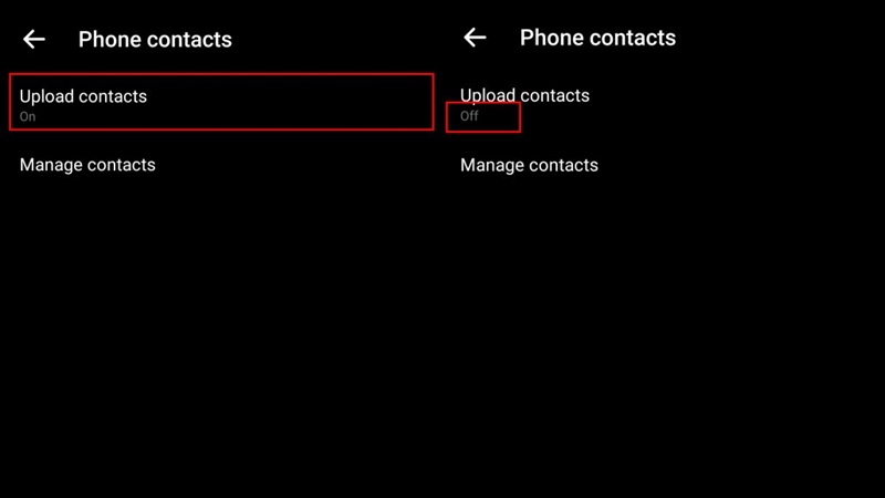 Cách xóa danh bạ điện thoại trên Messenger