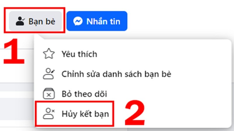 Cách 3. Thực hiện với Facebook Web trên máy tính