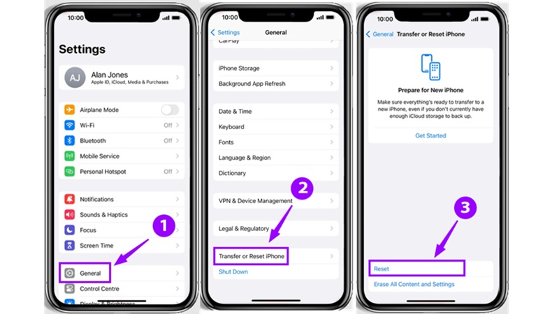 Cách xóa dữ liệu game trên iOS bằng cách khôi phục cài đặt gốc
