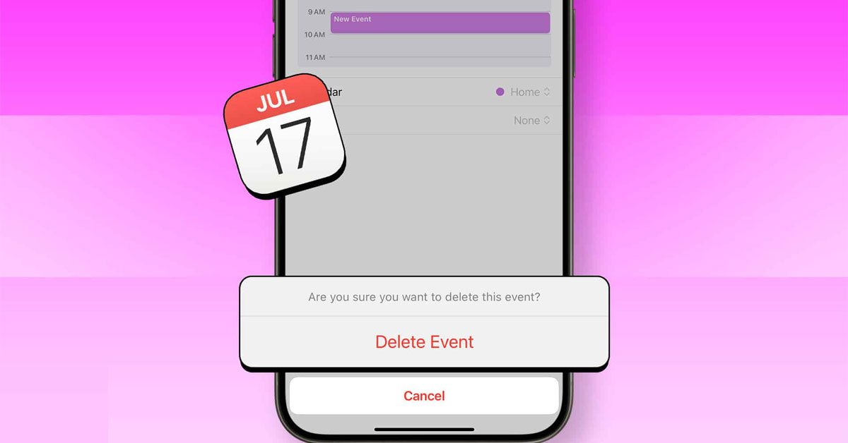 Xóa sự kiện trên lịch iPhone bằng cách nào?