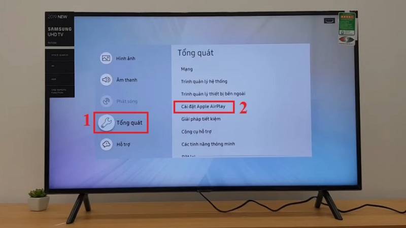 Điều khiển remote tivi Samsung thông qua AirPlay