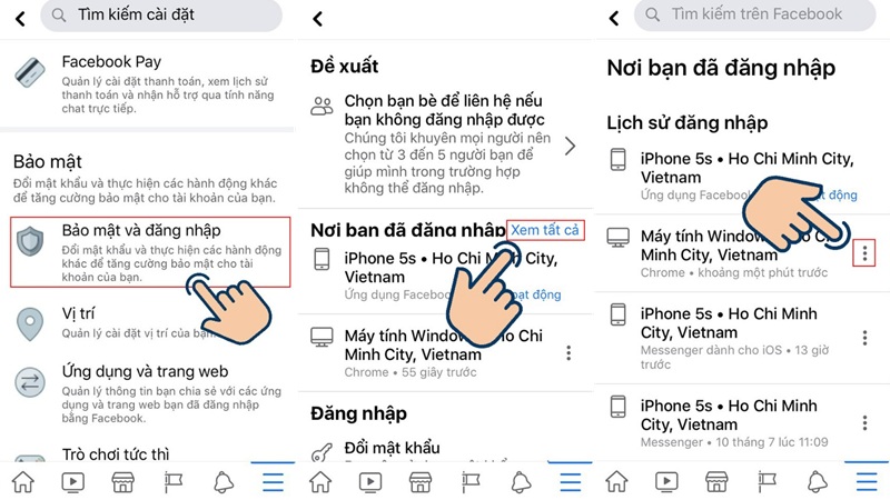Xóa Messenger trên iPhone bằng cách đăng xuất tài khoản?