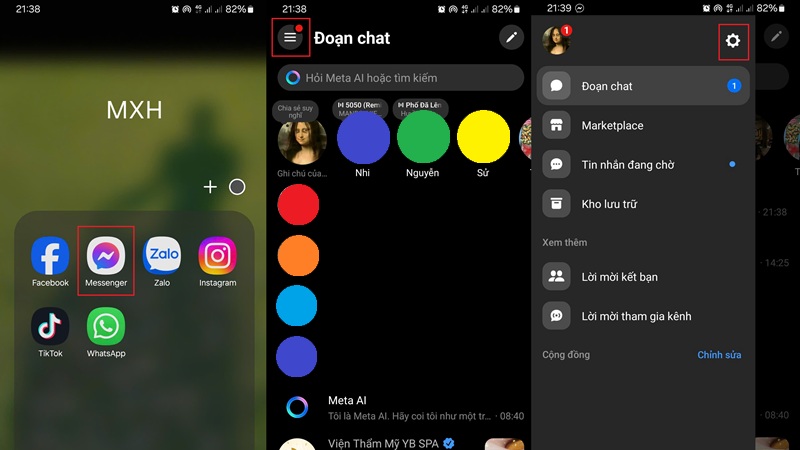Xóa Messenger trên iPhone bằng cách hủy kích hoạt