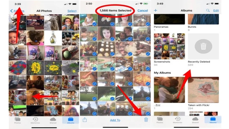 Cách xóa tất cả ảnh khỏi iPhone