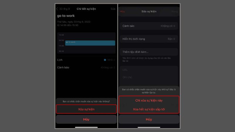 xoa-su-kien-tren-iphone -6