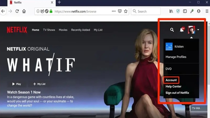 Xóa tài khoản Netflix của bạn trên Web
