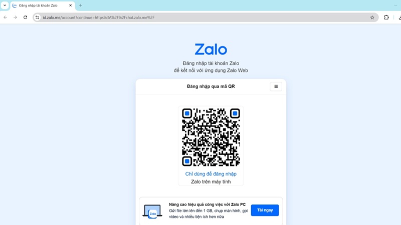 Cách xóa tìm kiếm Zalo trên máy tính