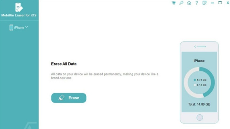Xóa tin nhắn iPhone vĩnh viễn bằng Eraser for iOS