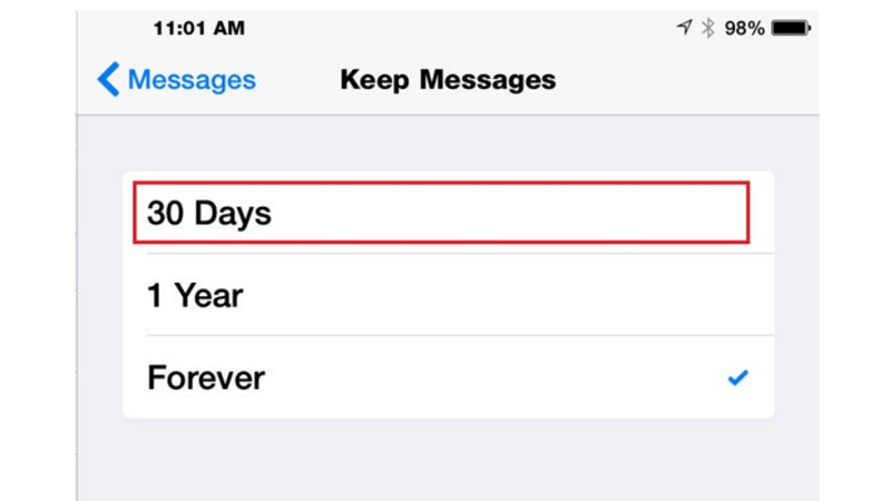 Cách xóa tin nhắn iPhone cụ thể trong một đoạn chat