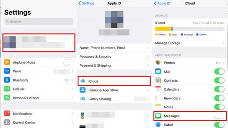 Những lưu ý khi xóa tin nhắn iPhone