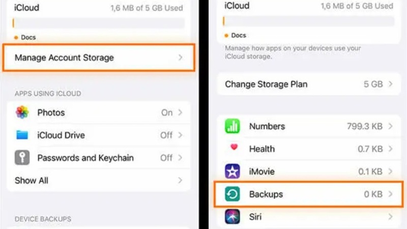 Cách xóa tin nhắn iPhone vĩnh viễn từ bản sao lưu iCloud
