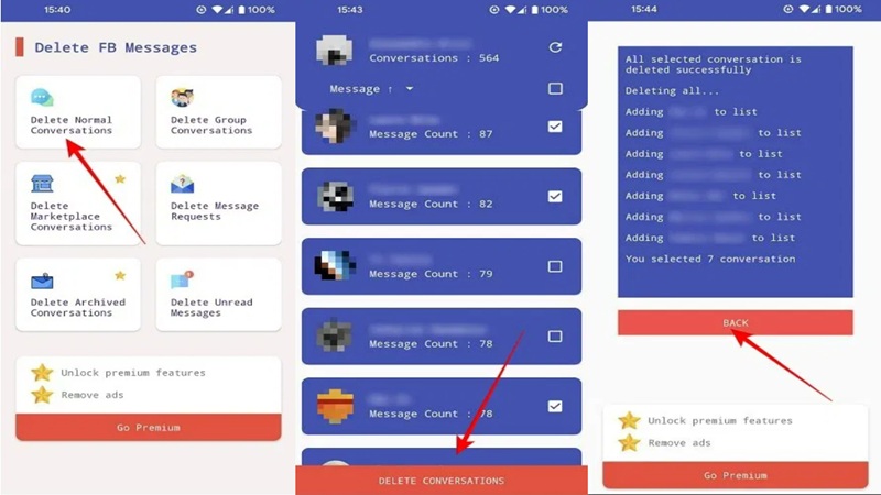 Xóa toàn bộ tin nhắn trên Messenger bằng công cụ thứ ba