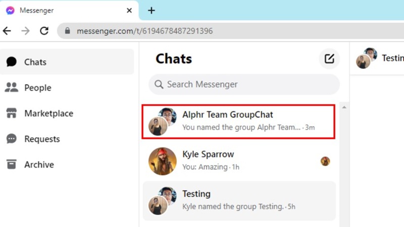 Xóa toàn bộ tin nhắn nhóm trên Messenger từ máy tính