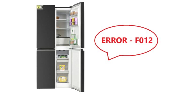 Tủ lạnh Hitachi báo lỗi F012: Nguyên nhân và cách khắc phục