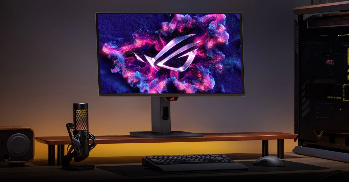 Asus ra mắt màn hình chơi game XG27UCDMG 26,5 inch với tấm nền QD-OLED 4K 240Hz