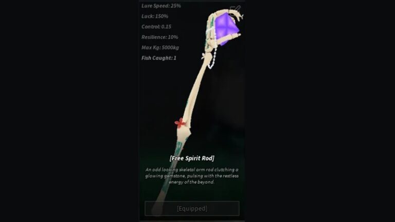 Hướng dẫn cách lấy Free Spirit trong Fisch Roblox