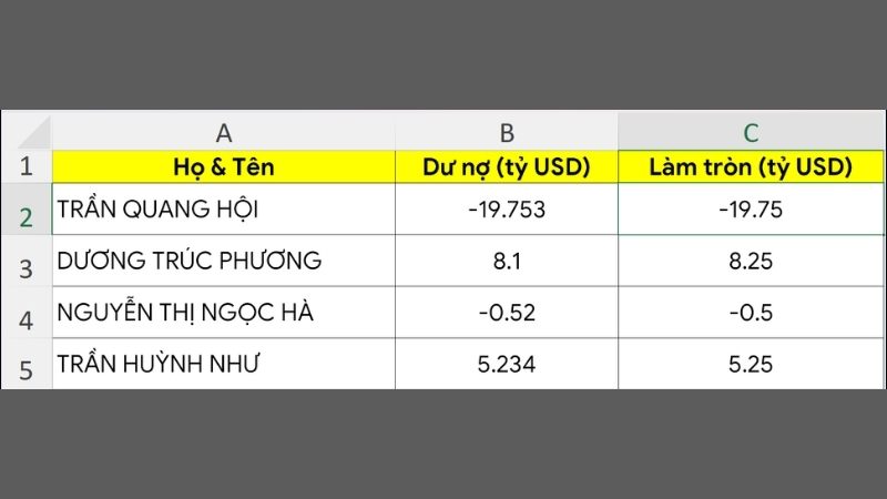 10+ cách làm tròn số nhanh gọn trong Excel kèm ví dụ minh họa cach-lam-tron-so-13