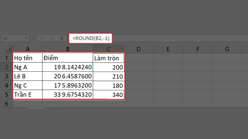 10+ cách làm tròn số nhanh gọn trong Excel kèm ví dụ minh họa cach-lam-tron-so-5