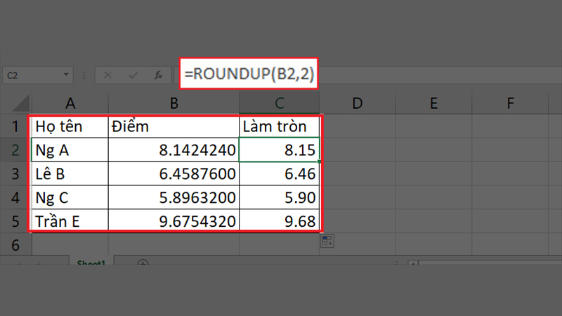 10+ cách làm tròn số nhanh gọn trong Excel kèm ví dụ minh họa cach-lam-tron-so-7