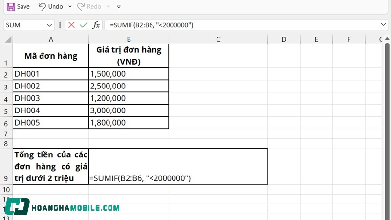 Hàm SUMIF trong Excel: Cú pháp, cách sử dụng và ví dụ minh họa chi tiết ham-sumif-trong-excel-11