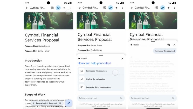 Google Docs tích hợp AI
