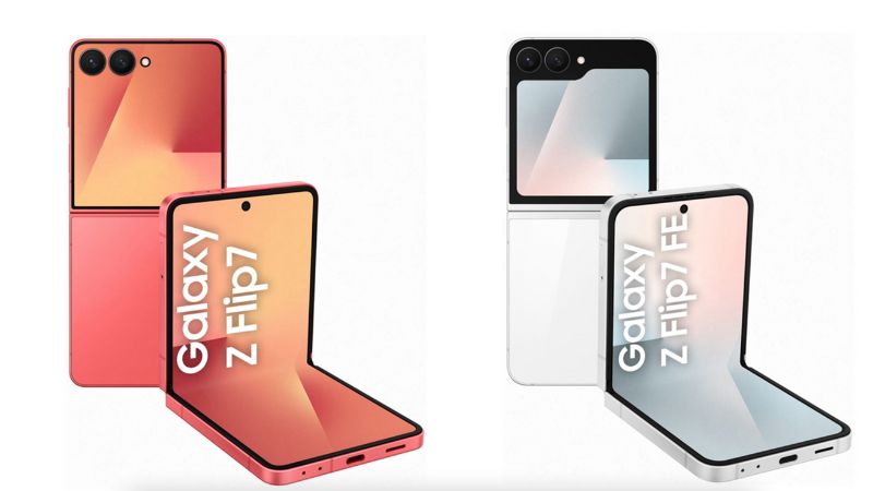 màu sắc của Galaxy Z Fold 7 và Flip 7