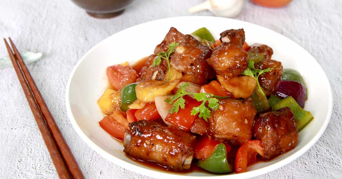 cach-nau-suon-xao-chua-ngot